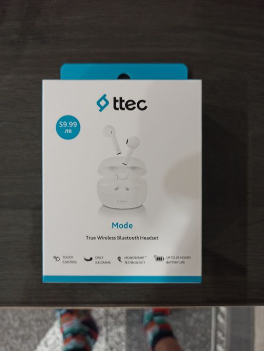 Безжични bluetooth слушалки Ttec