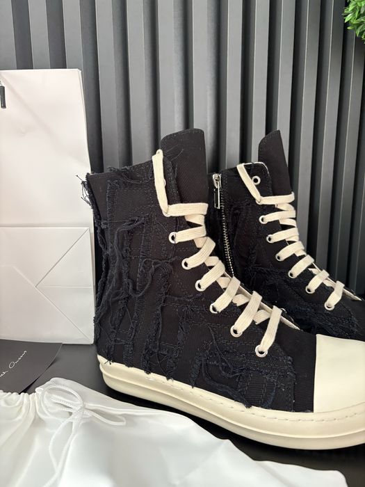 Rick Owens Denim Slashed