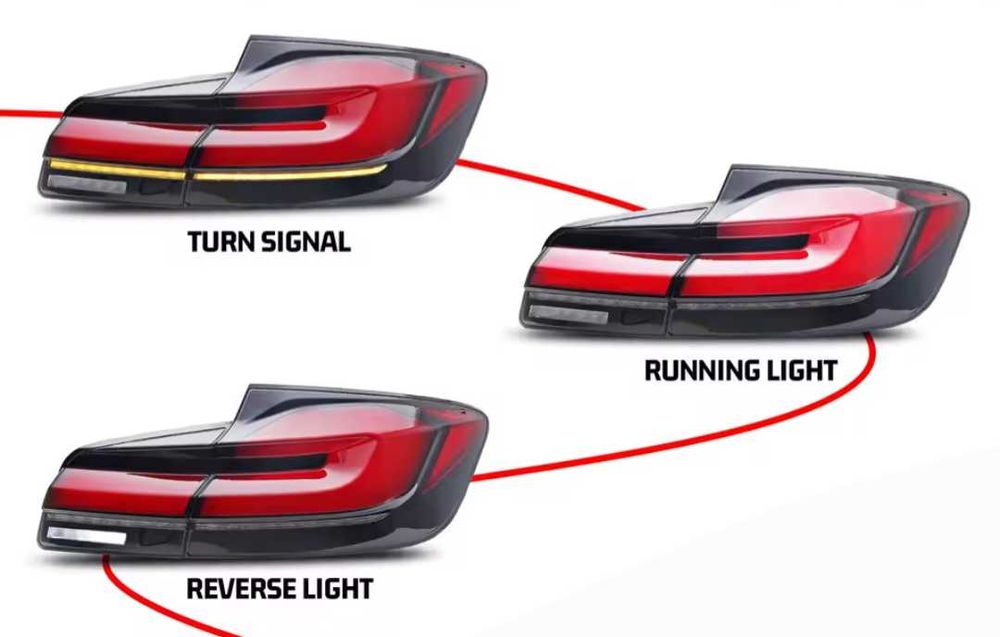 Тунинг диодни лед стопове за БМВ Ф10 тип Г30 BMW F10 stopove tip g30