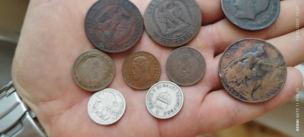 Стари Чужди интересни монети..