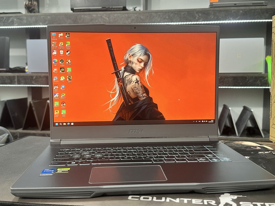Мощный игравой ноутбук MSI THin A15 i5-13420H 16/512 RTX4050