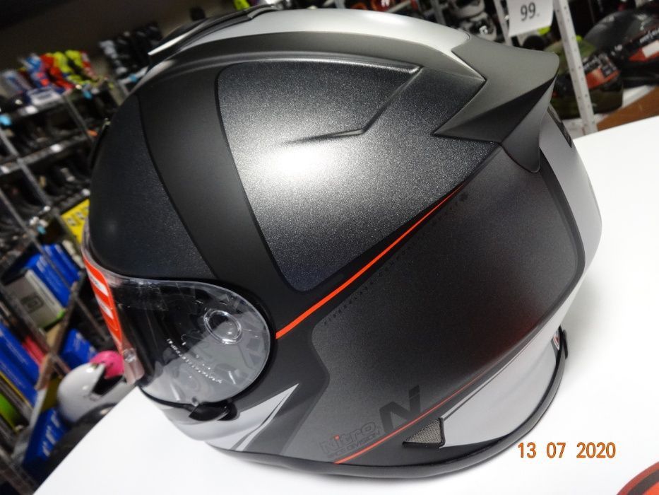 Каска nitro n3100 satin black gun нова мото каска шлем xs s m l xl xxl