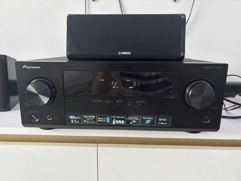 Receiver Pioneer si Home cinema Yamaha