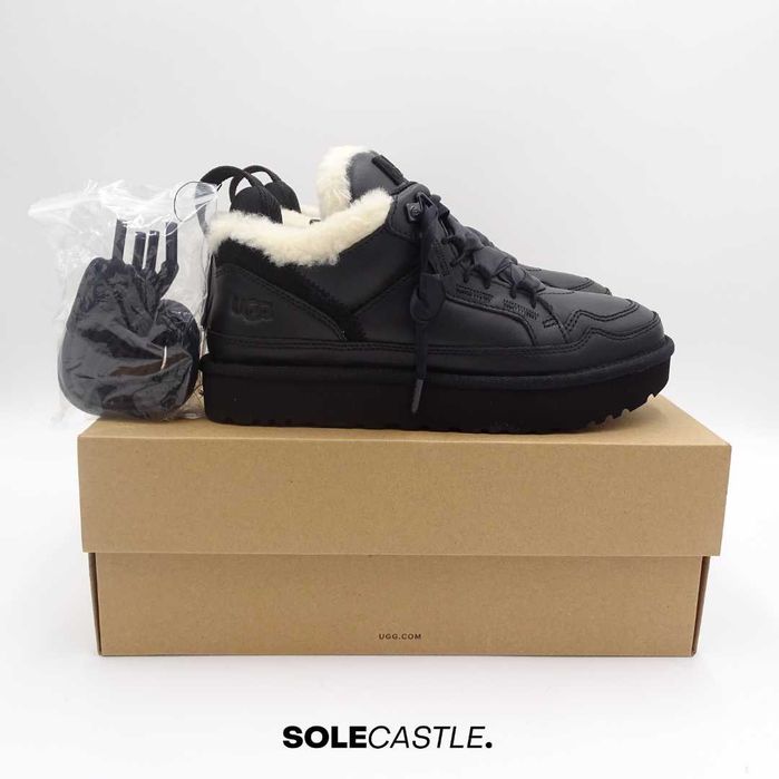 Ghete UGG Lowmel 'Black Leather'