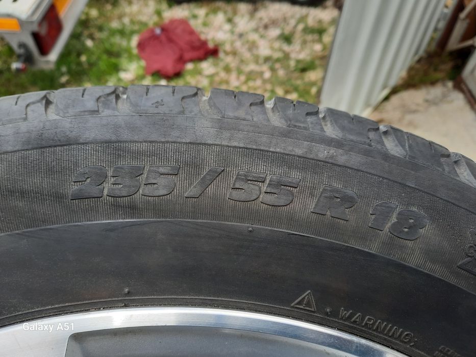 Ляти джанти с гуми за ТОЙОТА раф 4; 5×114.3,18цола