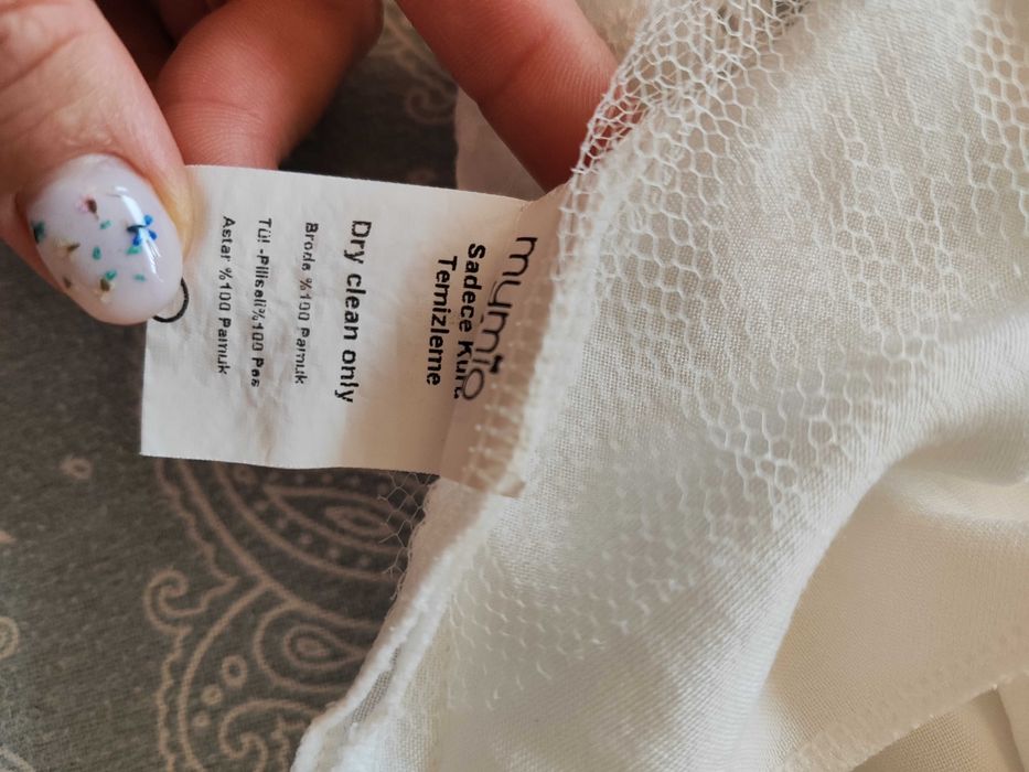 Бяла рокля Carnival kids 92 размер