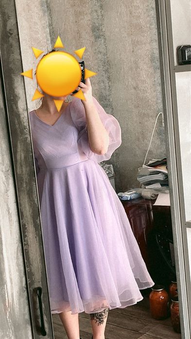 Пышное красивое платье , 50 размер