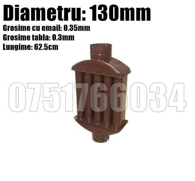 Burlan Recuperator Caldura Soba Semineu 130mm LIVRARE GRATUITA