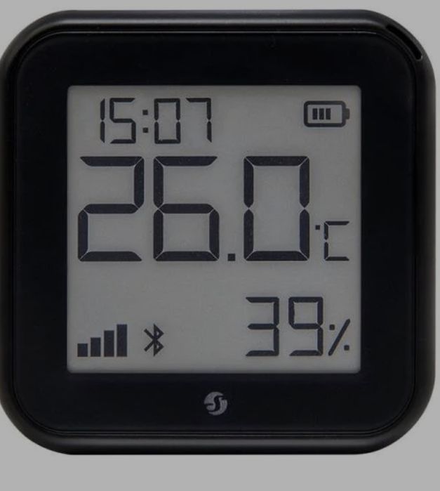 Senzor de temperatura si umiditate WIFI Shelly H&T gen3 (negru)