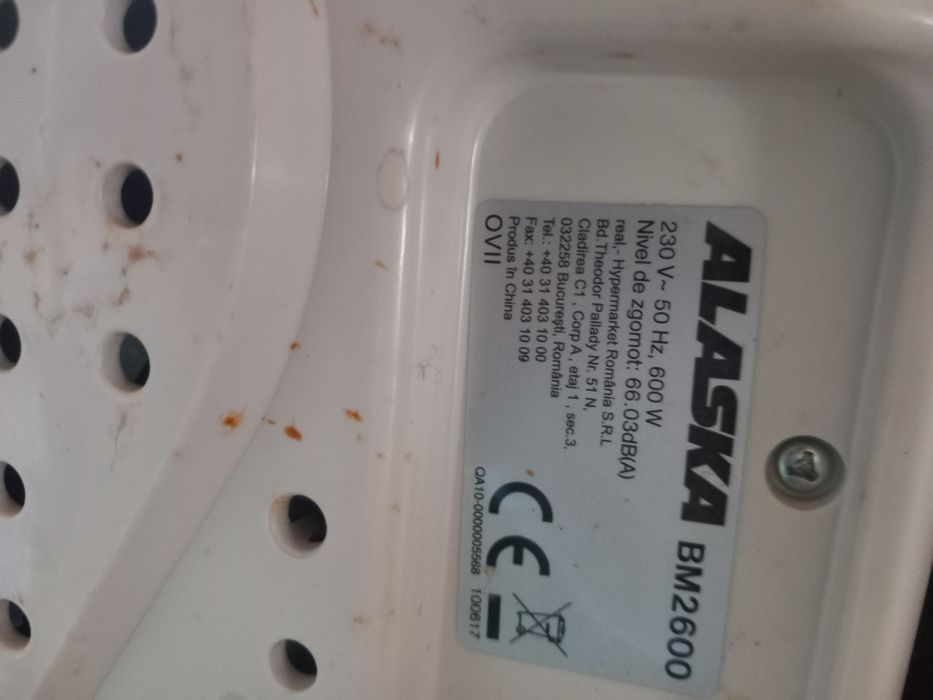 Aparat de pâine Alaska BM2600