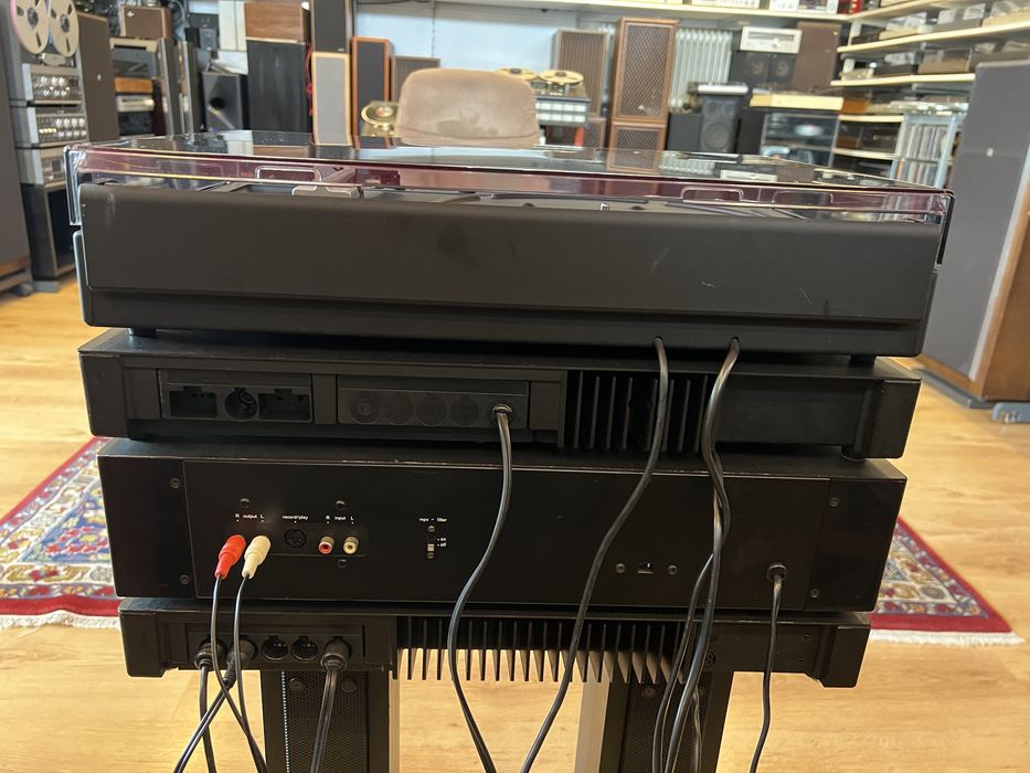 Linie Braun: Pickup BRAUN PS-550 doza Shure M95, Amplificator/Statie BRAUN A-501, Deck/Casetofon BRAUN C 301, Tuner/Radio BRAUN TS-501