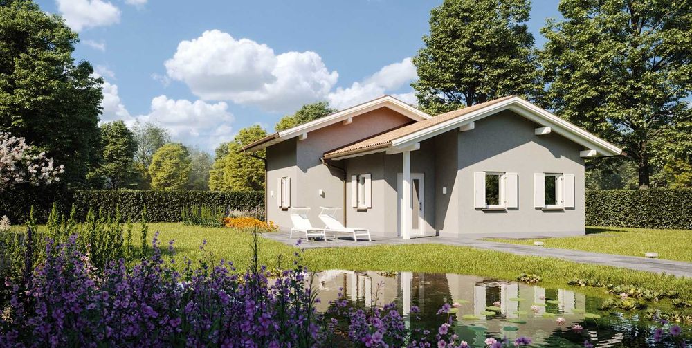 Сглобяема къща с 2 спални