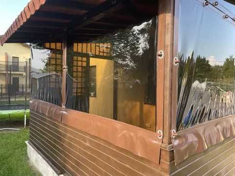 Montaj folie închidere terasă și foișoare în Giurgiu