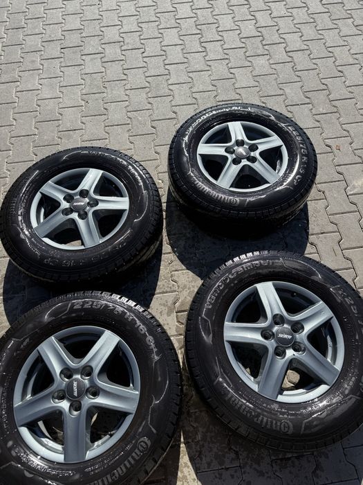 Jante aliaj FIAT DUCATO / BOXER / JUMPER - cauciucuri 225 75 16 C