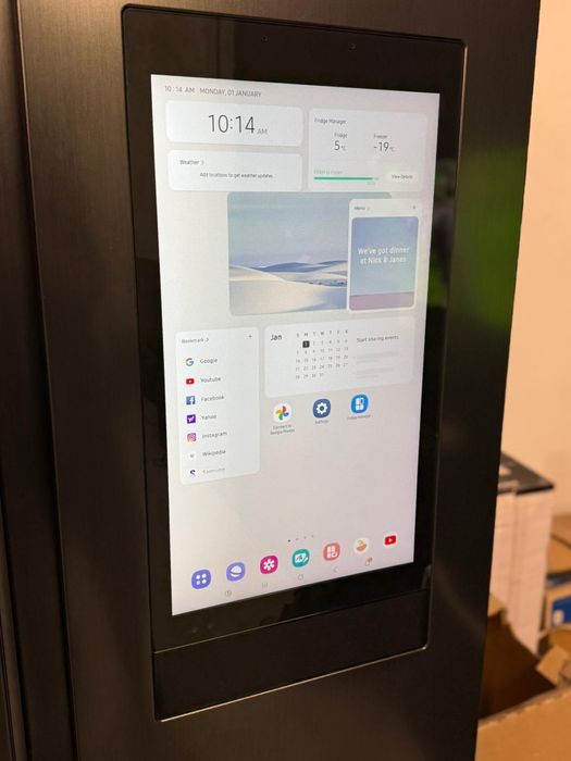 !! PROMOTIE!! Frigider side by side Samsung Family Hub RS6HA8891B1