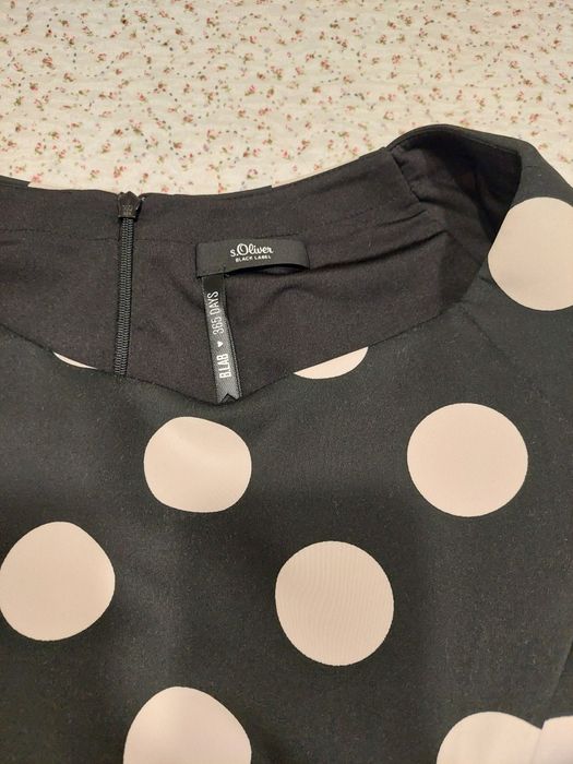 Официална черна рокля S.Oliver размер М