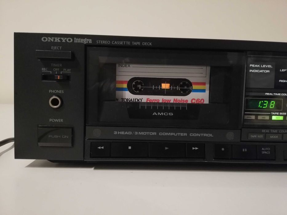 Stereo Cassette Deck ONKYO model TA-2056 - 3 capete/Rar/Vintage/Japan