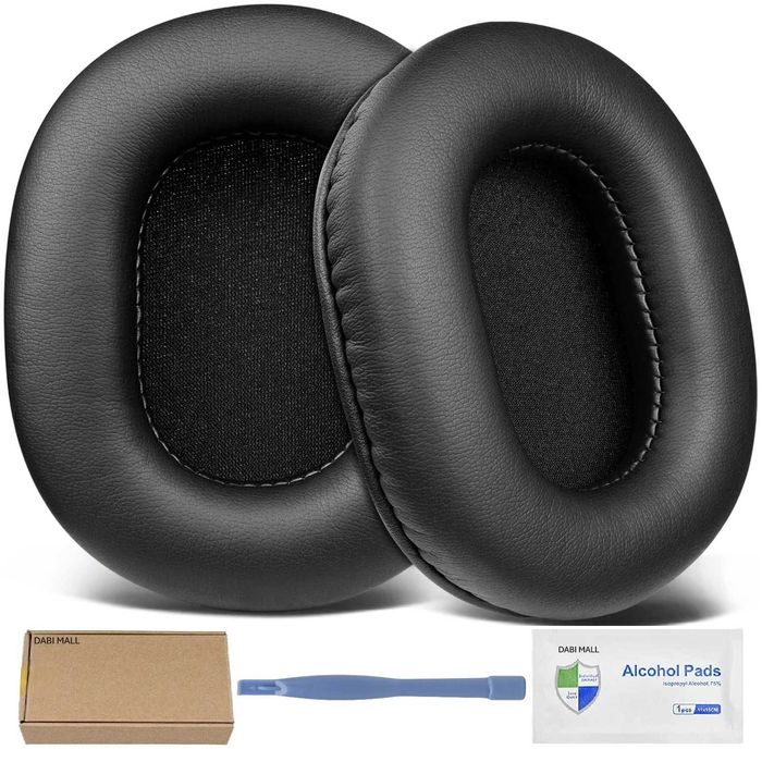 Set 2 bureti + Husa protectie banda superioara pentru casti Audio-technica ATH-M50X, M50, M40X, M40, M30X, M20X MSR7 DSR7BT SR9 DSR9BT WS550IS WS770IS