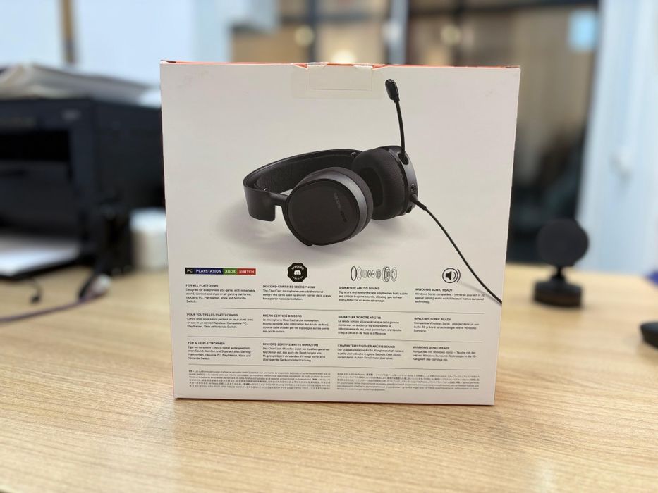 Наушники SteelSeries Arctis 3/ құлаққаптар SteelSeries Arctis 3(б/у)