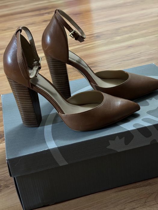Pantofi piele maro
