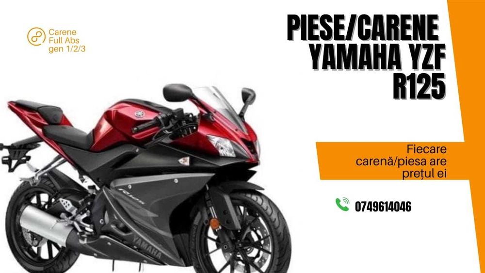 Carene yamaha yzf r125