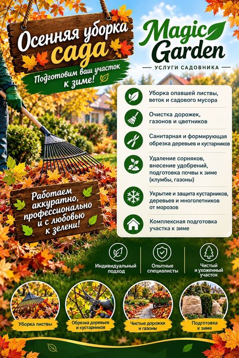 Осенняя Подготовка Сада