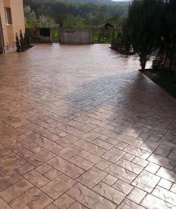 Beton amprentat  muntenia