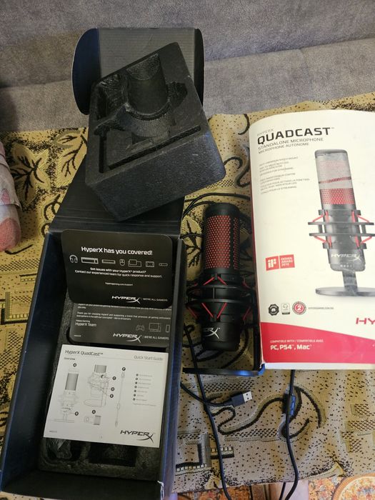 Продам микрофон HyperX QuadCast (1 поколение)