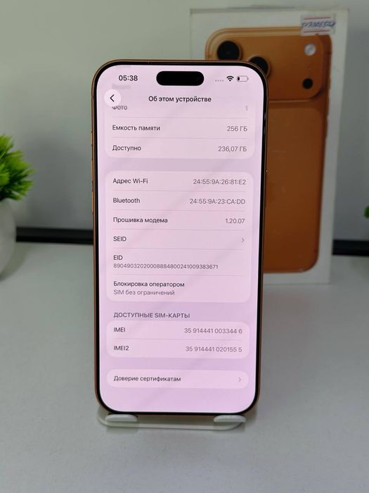 iPhone 17 Pro Max nano-sim | EAC
