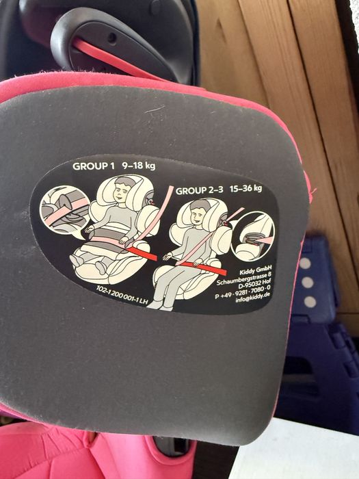 Scaun auto Kiddy Guardianfix 3 isofix Rubin Pink