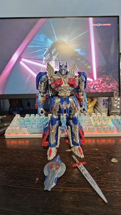 Transformers Black TLK Mamba Optimus Prime custom