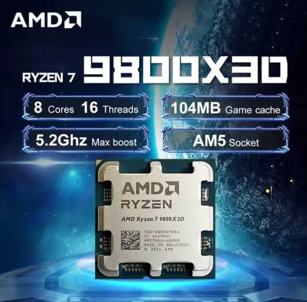 Procesor AMD Ryzen 7 9800X3D