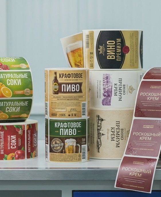 Этикетки самоклеющие