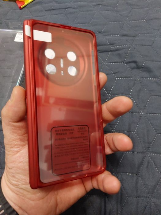 Husă Premium Huawei Mate X6 - Protecție 360°, Sticlă inclusă, Roșu