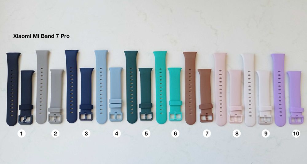 Силиконови каишки за Xiaomi Mi Band 7 Pro