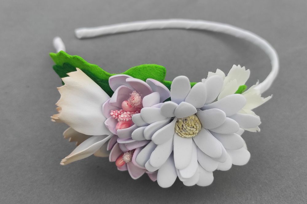 Нежные Ободочки из фоамирана