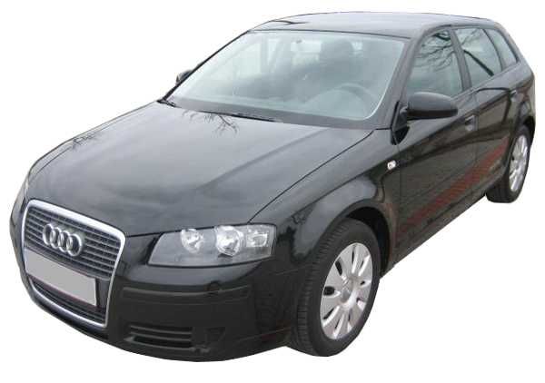 Pachet bara fata cu grile Audi A3 8P + Sportback 05-08 fagure/crom