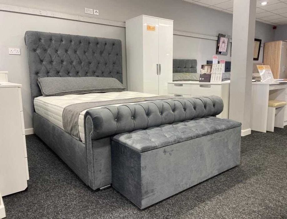 Pat tapitat catifea 160×200