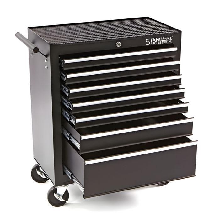 Количка Шкаф за инструменти с 7 чекмеджета