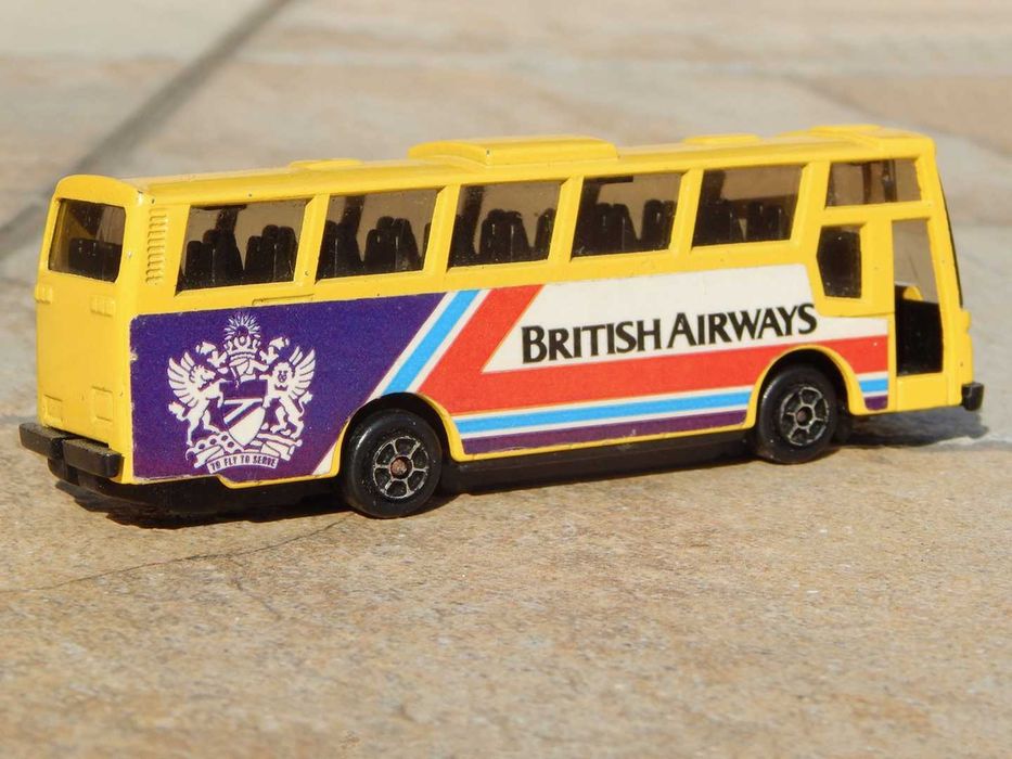 Macheta autobuz autocar Guiloy British Airways fab Spania sc 1:86