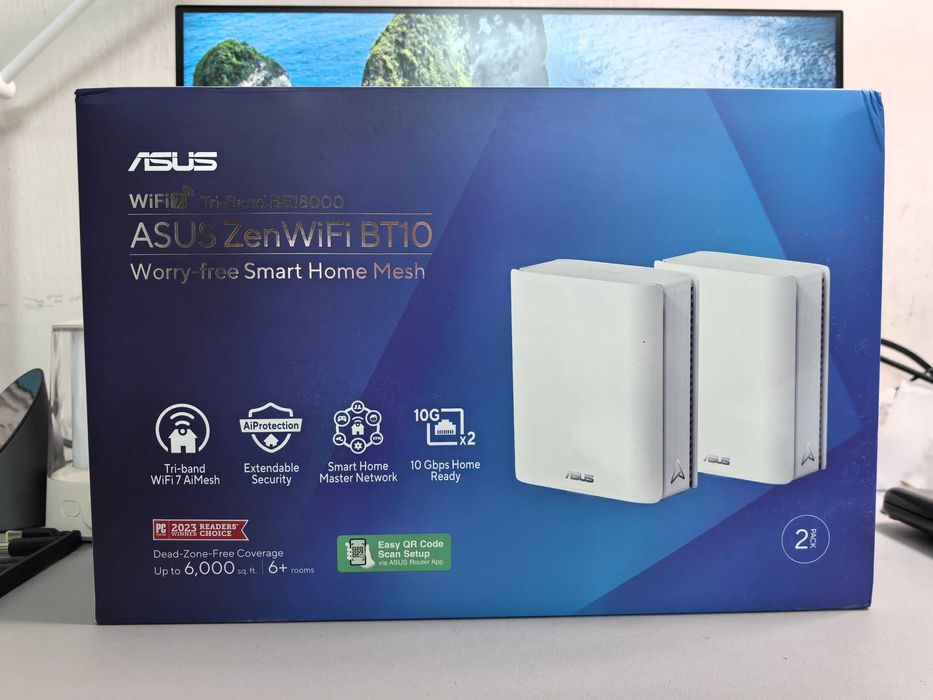 Рутер ASUS ZenWiFi BT10 WiFi 7 Mesh система 2 броя