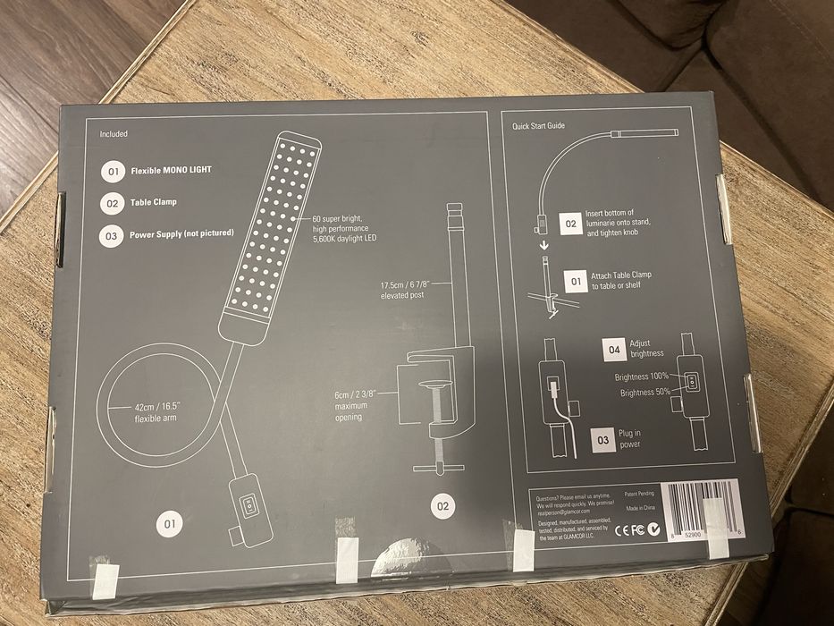 Козметична лампа Glamcor mono light