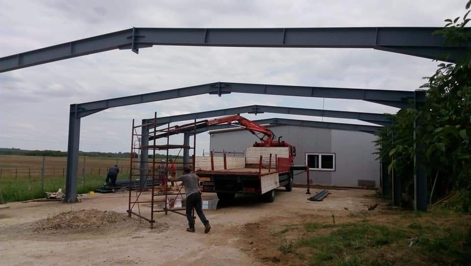 Vand structura metalica 8x25x4H