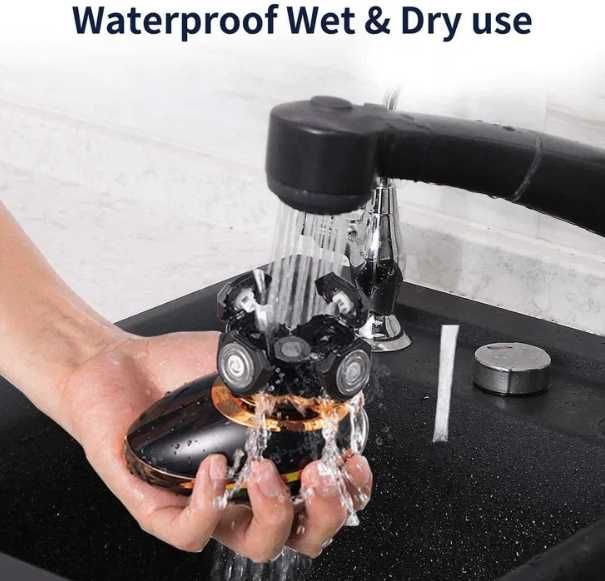 Електрическа самобръсначка VGR, въртящи се остриета