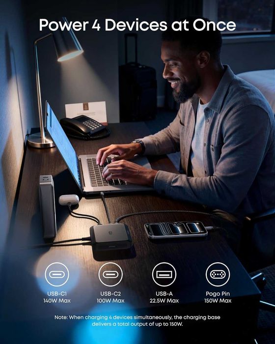 Anker 150W Charging Base зарядна станция за Anker Prime Power Bank батерии