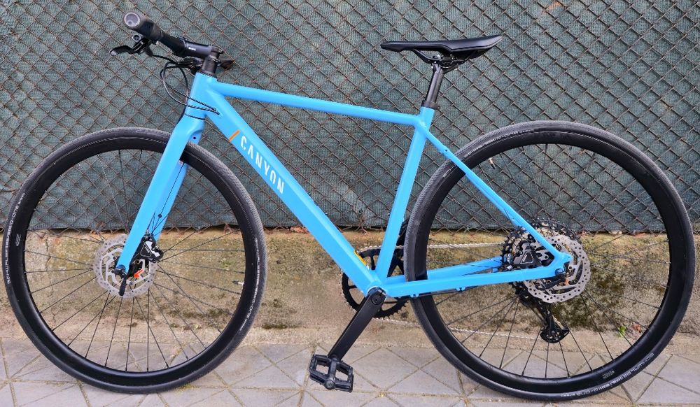 Canyon Roadlite 6 1x12 XT Shimano S размер рамка Карбонова вилка Шосеен Фитнес велосипед Като нов