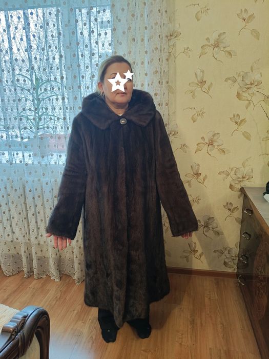 Норковая шуба 130 см