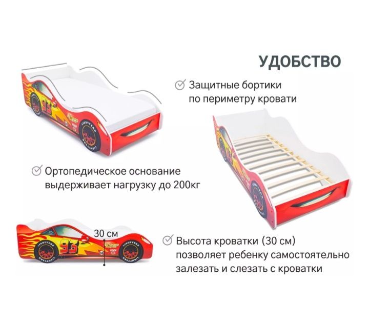 Кровать машинка Маквин