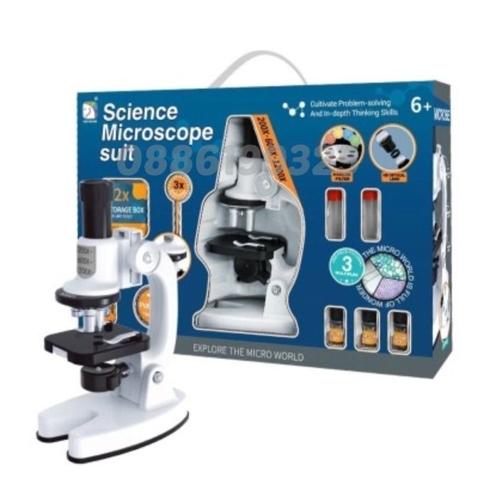Детски микроскоп Science Microscope Suit 1200X