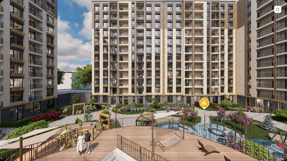 Жомий айланаси, Бизнес класс 2 хонали 40,68 кв.м. 10 кават\12 (XS)